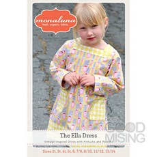 수입 패턴 모나루나 (P)M 엘라드레스 아동복 도안 양재 옷만들기 홈패션