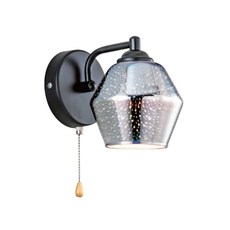 舞光3D花紋玻璃拉式開關壁燈 E27 花紋玻璃 床頭燈 臥室燈 氣氛燈 壁燈, GA11-6152