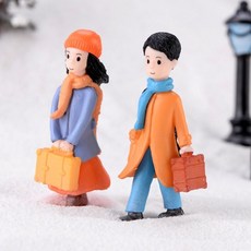 미니어처 겨울 커플 2x5.5cm (C0467) 10커플세트sen36pTi, 10커플세트