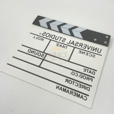 가온로그 촬영 슬레이트 클래퍼보드 화이트 촬영슬레이트
