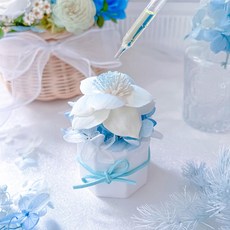 FLORAL M 香氛擴香花，海洋藍色系設計，居家空間裝飾擺件, Santa Monica加州落日香氛擴香花 海洋藍（贈送5ml香氛油）