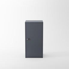 비유가구 Diana 1문 캐비넷 락커, 진회색
