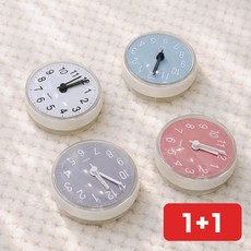 욕실시계 방수 파스텔 탁상 병원탁상시계 자석 욕조 샤워, TGF 블루