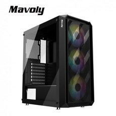松聖Mavoly 4060ATX玻璃透側機殼U3.0，電腦機箱，支援多種主機板尺寸，高質感透側設計