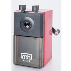 明祥貿易 MS-210 可調式鉛筆機 (鉛筆直徑7-12mm通用), 紅, 1個