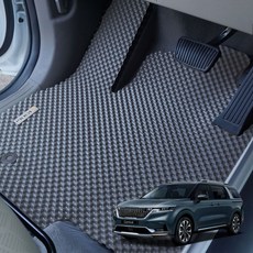 모터리얼 4세대 카니발 KA4 자동차매트 올뉴 더뉴 카매트 풀세트 7인승 9인승 11인승, 블랙, 기아 카니발 4세대  9인승 (20년~)