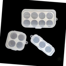 야외 달걀 휴대용 플라스틱 투명 보호 용기 피크닉 트레킹 수납함 세트, 1개, 4구