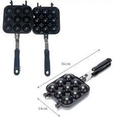 캠핑 메이커 후라이팬 양면 핫샌드위치 홈 토스트팬, Q. 헬로키티 문어 공