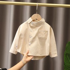 男童襯衫 綠色 小狗圖案