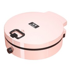 東日家電多功能電煎烤盤 - 懸浮式加大煎餅鍋 家用可麗餅機點心機, 粉紅新款電餅鐺六件套