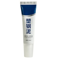 防水防黴塑鋼泥 塑鋼泥密封 陶瓷膠 速乾 補漏膠泥 馬桶瓷磚縫隙修補膠 美縫膠 防水密封膠, 【150ml足剋+蓋子 自帶尖嘴】, 1個