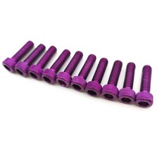 10pcs 다채로운 6MM 레이싱 모토 크로스 부품 핏 페어링 키트 자전거 먼지 고정, 10 pcs 5, M6x20mm