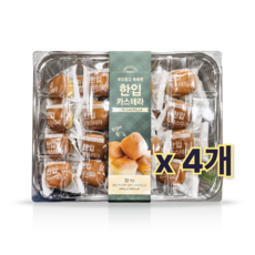 부드럽고 촉촉한 한입 카스테라, 640g, 4개