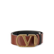 발렌티노 가라바니 브이로고 시그니처 리버서블 레더 벨트