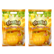 [대용량] 베트남 체리쉬 망고푸딩 젤리 Cherrish 850g, 405g, 2개