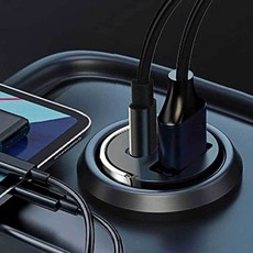 자동차시거잭 시거잭 고속 차량용 매립형 블랙 PD충전, 본상품