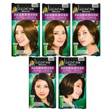 莉婕頂級涵養髮膜 日本製造 染髮護髮一次完成, 1個, 莉婕染髮霜 6號深棕色, 深棕色