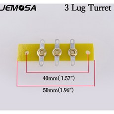 실버 도금 DIY 프로젝트 오디오 스트립 태그 보드 터미널 매트 카펫 러그 빈티지 AMP HIFI 포스트 13, 3 Lug Board 10PCS