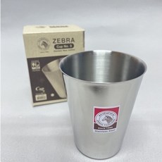 ZEBRA 斑馬牌 不鏽鋼杯子 250cc 兒童口杯 漱口杯 韓國杯 水杯, 1個, 斑馬牌 250cc 兒童口杯漱口杯