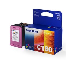 (삼성전자) 정품잉크 INK-C180 컬러3색 (J1660/165매), 1개