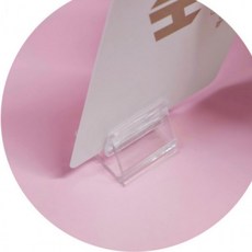 카드 명함 메모 삼각 가격표 홀더꽂이 홀더 꽂이 투명 팬시용품 삼각형, 1개, 투명 삼각 메모홀더
