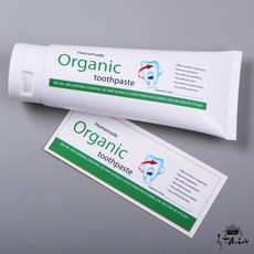 올댓허브 홈메이드 오가닉 치약스티커, 10개