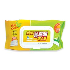국산 실속형 물걸레청소포 30매(중형30x20cm) 청소용품 손걸레 밀대패드, 1개