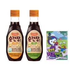[아이배냇] 베베 이유식 순간장 2종세트 뽀로로 키즈 밴드, 190g, 1개, 비빔용+국물용+뽀로로 키즈밴드