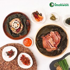 이목원 연잎오리 +보현재 수제 연잎밥 건강선물세트, 1세트, 1.34kg