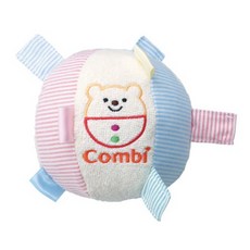 콤비 바스락 아기공 촉감놀이 장난감, mixed color, 1개