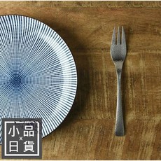 (小品日貨) 日本代購 日本製 新潟燕三條 槌目和風 日式餐具 不鏽鋼 叉子 餐叉, 1個