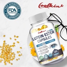 Coolkin's 葉黃素酯膠囊 高效葉黃素與玉米黃素複方, 120