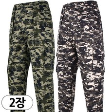 2장 [더빅보스] 봄가을 WD 남자 베스트원 카모 주머니 바지 _ 춘추용 남성용 빅사이즈 작업복 바지 외출복 간지 좔좔 스판 바지 B1775