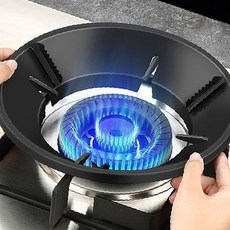 가정용 휴대용 캠핑용 야외 취사 조리 가스 버너 렌지 불꽃 바람 차단 방풍, 1개, 실버기본형