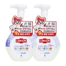 애경 랩신 컬러체인지 포밍 핸드워시 포도향 250ml 2개 손세정