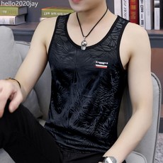 2件 冰絲背心男薄款打底坎肩汗衫運動健身無袖內穿跨欄夏季男士