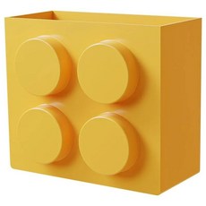 블록형 냉장고 수납 랙 자석 벽걸이 잡화 박스 측면, 4. Yellow