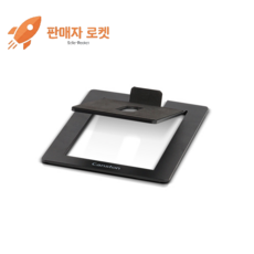 캔스톤 북쉘프 스피커 스탠드 받침대 ST-08 블랙 낱개, 1개