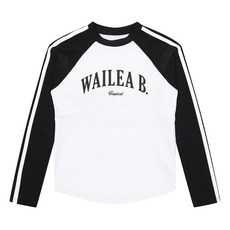 소이 여자 여름이월 2선 래글런 래쉬가드티 25M0458