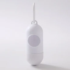 디펜서 일회용 애완 동물 개 쓰레기 봉투 거치대 플라스틱 케이스 캐리어 처리 똥 1, 11 we