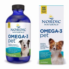 Nordic Naturals OMEGA-3 寵物 小型犬貓適用 提升免疫力 呵護關節健康, 60ml, 魚油, 1瓶