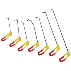 3/7pcs 덴트 수리 막대 후크 제거 도구 자동차 회전 핸들 바디, 01 빠른, 01 7 piece set