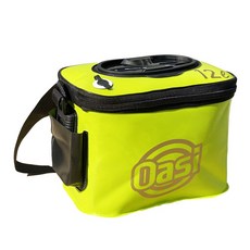 오아시 오토오토 살림통 / 자동문 살림통 / 해루질 볼락통 미끼통 /탈출 방지 자동문 / 넉넉한 사이즈 / 염분에 강한 지퍼 / 접이식으로 공간 효율 최적, 옹아시 그린