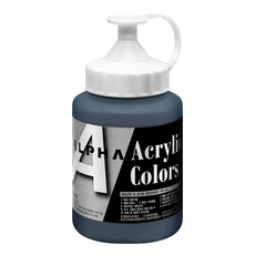 알파 미디엄바디 실버 아크릴 물감 전문가용 대용량 250ml, 966 GRAYISH BLUE