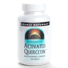 SOURCE NATURALS 檞皮素素食錠, 1罐, 100顆