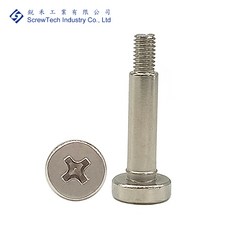 銳禾工廠直營 M3x19.3鍍鎳含/無彈簧I頭散熱模組十字槽特殊螺絲IAM0301931A, 1個, IAM0301931A(鎳)