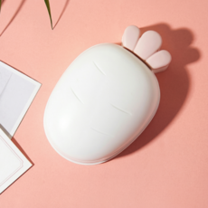 생활공감 당근 비누 케이스 물빠짐 받침대, 화이트, 1개