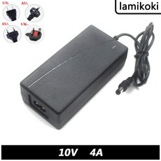 전원 어댑터 AC110V-220V AC-10V 4A 충전기 DC 10V 40W 유럽 미국 Au 플러그, 04 AU, 01 10V, 01 4A
