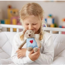 토닥토닥 인형 수면인형 바디필로우 애착인형 21cm 애착곰인형, 1개