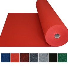 고급 행사용 롤카페트 부직포 국산 레드카펫 레드카페트 파이론텍스 파이텍스, 고정폭180cm X 1m씩 연장 순적색, 1개